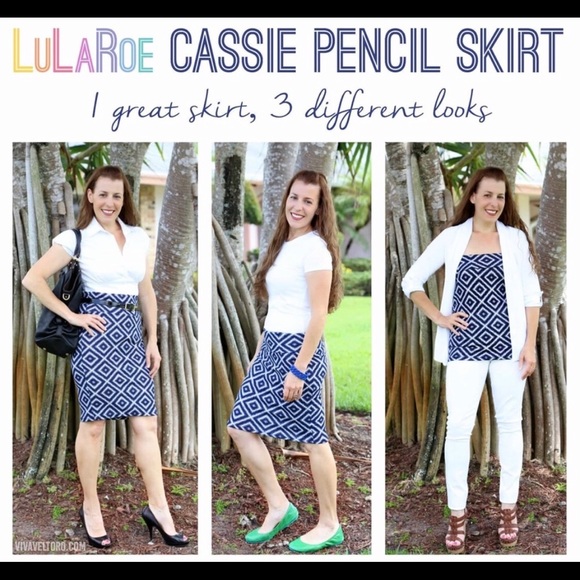 New Lularoe Cassie Skirt Size 3XL - Picture 3 of 10